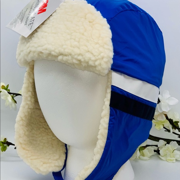 Gap Kids Sherpa Trapper Hat Thinsulate Insulation Size: S/M Color: Bristol Blue - Picture 2 of 10